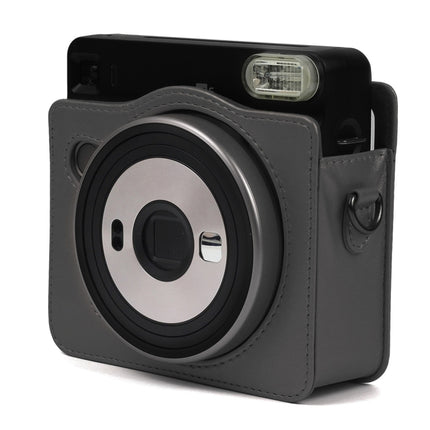 Pearly Lustre PU Leather Case Bag for FUJIFILM Instax SQUARE SQ6 Camera, with Adjustable Shoulder Strap