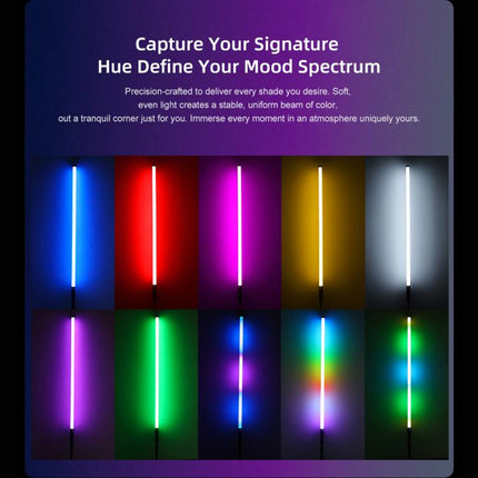 LUXCeO Mood1 Pro 90cm RGB Colorful Atmosphere Rhythm LED Stick Handheld Video Photo Fill Light, No Tripod, 90cm