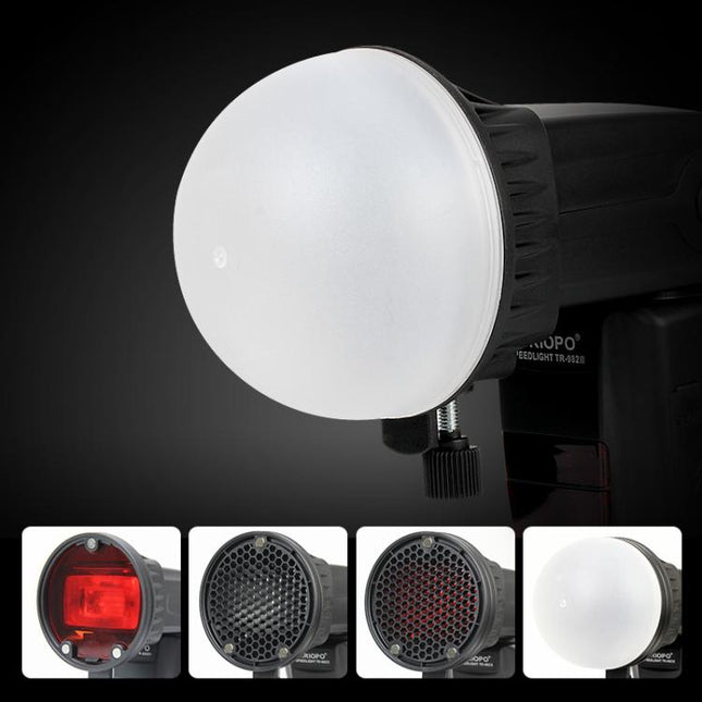 TRIOPO TR-08 Flash Speedlite Honeycomb Magnet Fixing Softbox Kits with 4 x Magnetic Color Filters, TR-08