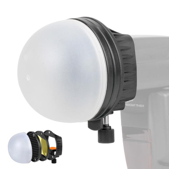 TRIOPO TR-08 Flash Speedlite Honeycomb Magnet Fixing Softbox Kits with 4 x Magnetic Color Filters, TR-08