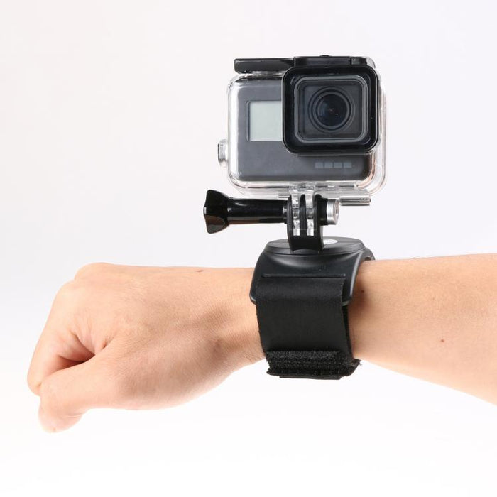 GP278 3 en 1 Correas para manos, muñecas, brazos y piernas Soporte giratorio de 360 ​​grados para GoPro, Insta360, DJI y otras cámaras de acción, GP278