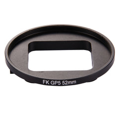 52mm 3 in 1 Round Circle UV Lens Filter with Cap for GoPro HERO7 Black/6 /5, 52mm UV Lens