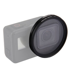 52mm 3 in 1 Round Circle UV Lens Filter with Cap for GoPro HERO7 Black/6 /5, 52mm UV Lens