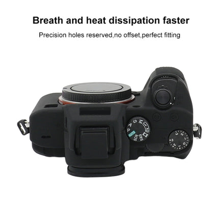 For Sony A7 III / ILCE-7M3 / A7R III Soft Silicone Protective Case, For Sony A7 III / ILCE-7M3 / A7R III