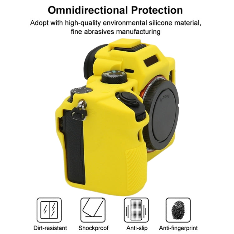 For Sony A7 III / ILCE-7M3 / A7R III Soft Silicone Protective Case