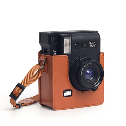 Vintage PU Leather Camera Case Bag For LOMO Automat Instax Camera