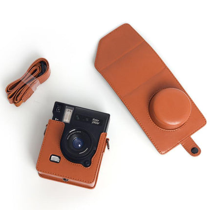 Vintage PU Leather Camera Case Bag For LOMO Automat Instax Camera