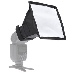 Portable Flash Folding Soft Box, Without Flash Light Holder, Size: 15 x 17 cm(Black + White)