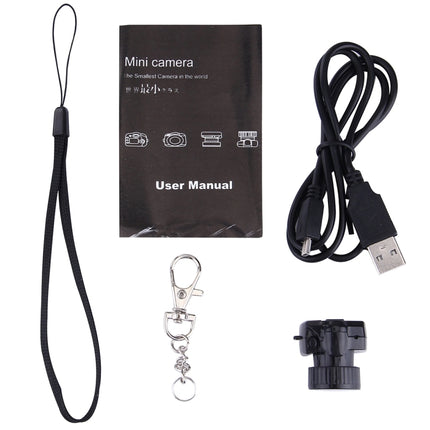 Y2000 HD Outdoor Sports Ultra-Mini DV Pocket Digital Video Recorder Camera Camcorder, Support Max 32GB Micro SD / TF Card(Black)