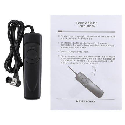 Cuely MC-30 Remote Switch Shutter Release Cord for Nikon D810 / D820 / D5 / D4, MC-30
