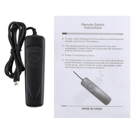 Cuely RR-90 Remote Switch Shutter Release Cord for Fujifilm X-T100 / X-Pro 2 / X-T1 / X-T20 / X-T10 / X30 / X-E2 / X-A10 / X-A3 / X-A2 / X100F / X100T, RR-90