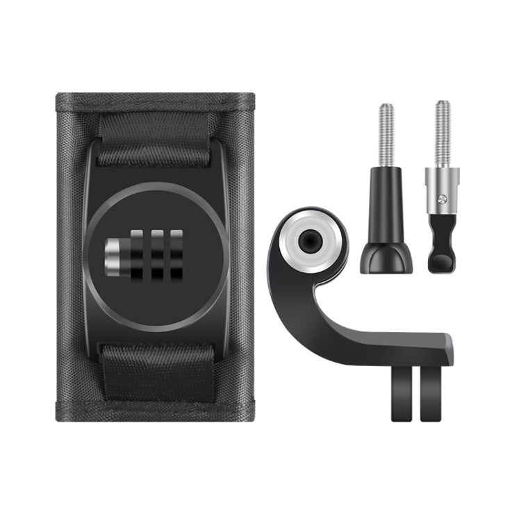 Klettverschluss-Rucksack Rec-Mounts Clip-Klemmhalterung mit Schraube für GoPro, Insta360, DJI und andere Actionkameras