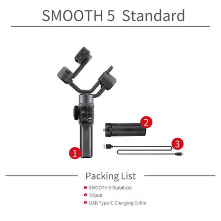 Smooth 5 3-Axis Smooth 5 Gimbal Phone Handheld Stabilizer