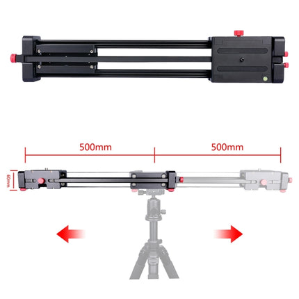 YELANGU YLG0109I 50cm / 100cm (Installs on Tripod) Slide Rail Track for DSLR / SLR Cameras / Video Cameras, 50cm / 100cm