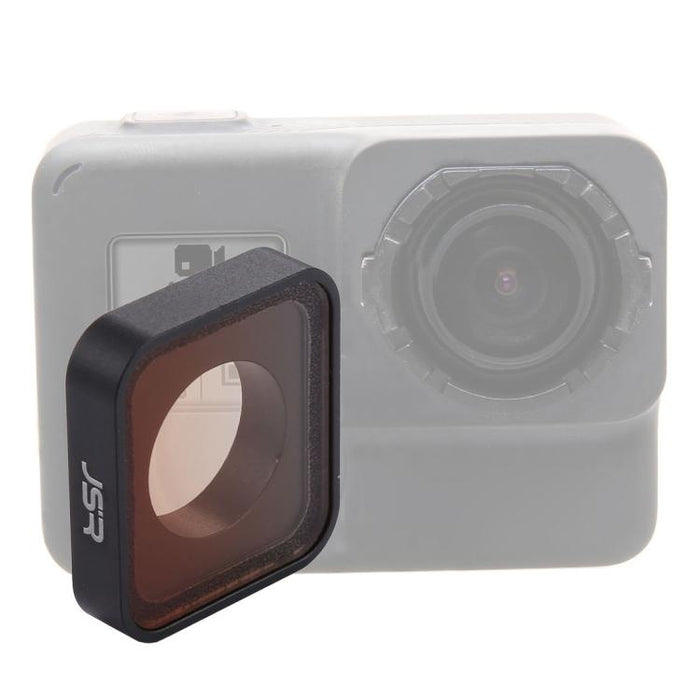 Filtro de lente de color degradado a presión JSR para GoPro HERO6/5, color degradado (naranja), color degradado (azul)