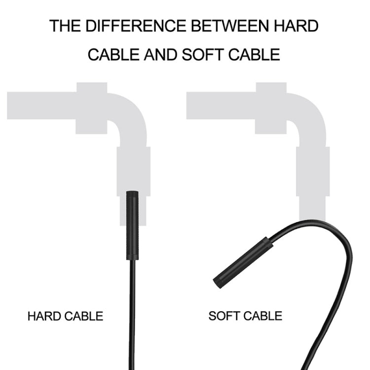 F99 HD Mobile Phone Endoscope, 8mm Waterproof Pipe Endoscope, Wifi Version, Flexible Cord, Length: 1m, Length: 1m