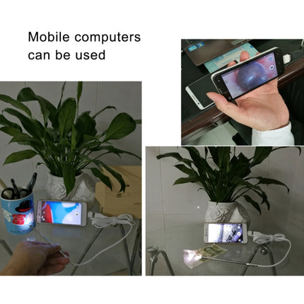 0.3 Million USB Digital Microscope with 6 LEDs, Lens Diameter: 4.9mm