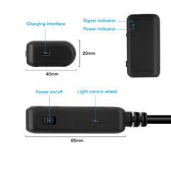 F220 5.5mm HD 5.0MP WIFI Endoscope Inspection Camera with 6 LEDs, Length: 5m, Length: 5m