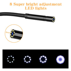 P30 8mm IP67 Waterproof 4.3 inch HD Portable Endoscope Snake Tube Industrial Endoscope, Cable Length: 1m, 1m