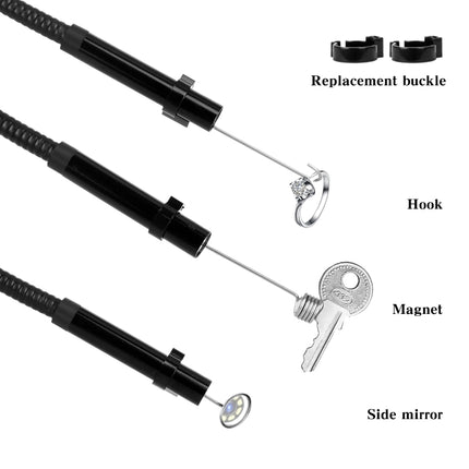 P30 8mm IP67 Waterproof 4.3 inch HD Portable Endoscope Snake Tube Industrial Endoscope, Cable Length: 1m, 1m