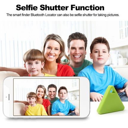 HCX003 Triangle Two-way Smart Bluetooth Anti-lost Keychain Finder, HCX003 Black, HCX003 Pink, HCX003 Green, HCX003 White