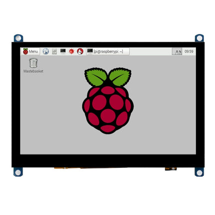 Waveshare 5 inch Slimmed-down Version 800 x 480 Toughened Glass Panel Capacitive Touch Screen LCD (H), 5 inch