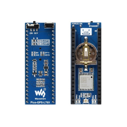 Waveshare L76B GNSS Module for Raspberry Pi Pico, Support GPS, BDS, QZSS, L76B
