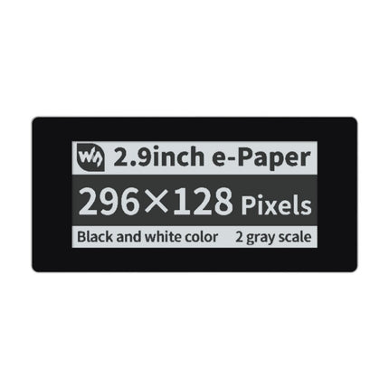 Waveshare 2.9 inch 296 x 128 Pixel Touch Black / White e-Paper Module for Raspberry Pi Pico, SPI Interface, 20051
