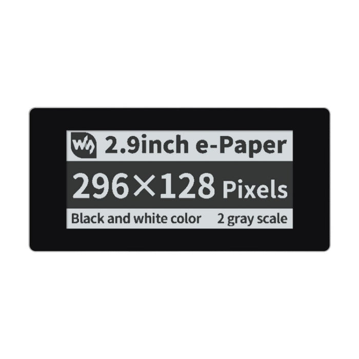 Waveshare 2.9 inch 296 x 128 Pixel Touch Black / White e-Paper Module for Raspberry Pi Pico, SPI Interface, 20051