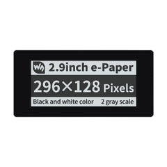 Waveshare 2.9 inch 296 x 128 Pixel Touch Black / White e-Paper Module for Raspberry Pi Pico, SPI Interface, 20051