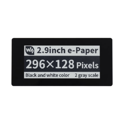 Waveshare 2.9 inch 296 x 128 Pixel 5-Points Capacitive Touch Black / White E-Paper E-Ink Display HAT for Raspberry Pi Pico, SPI Interface, 19967