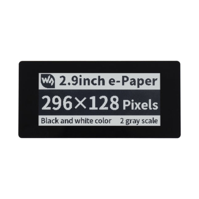 Waveshare 2.9 inch 296 x 128 Pixel 5-Points Capacitive Touch Black / White E-Paper E-Ink Display HAT for Raspberry Pi Pico, SPI Interface, 19967