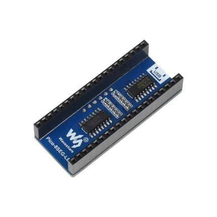 WAVESHARE 4-digit 8-segment Display Module for Raspberry Pi Pico, SPI-compatible, 19806