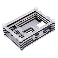 9 Layers Acrylic Box Shell Case with Cooling Fan Hole for Raspberry pi 3