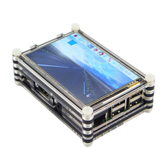 9 Layers Acrylic Box Shell Case with Cooling Fan Hole for Raspberry pi 3