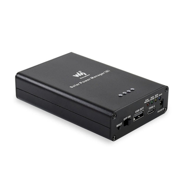 Administrador de energía solar Waveshare, batería de polímero de litio integrada de 10 000 mAh, compatible con paneles solares de 6 V a 24 V, 19799