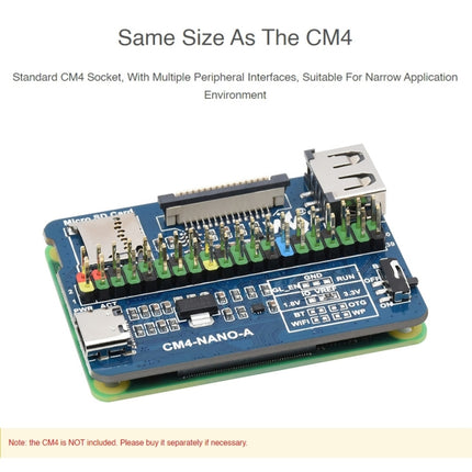 Waveshare Nano Base Board A for Raspberry Pi CM4