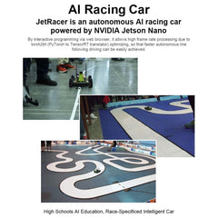 Waveshare JetRacer AI Kit, AI Racing Robot Powered by Jetson Nano