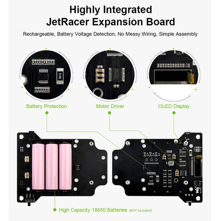 Waveshare JetRacer AI Kit, AI Racing Robot Powered by Jetson Nano, JetRacer AI Kit