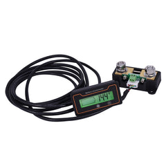 2m 200A 12V 48V Digital Display DC Current Voltmeter Lead-Acid Lithium Battery Charge Meter, 2m 200A