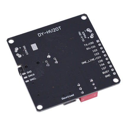 DY-HV20T 12V/24V 10W/20W Voice Playback Module MP3 Music Player UART I/O Trigger Amplifier Board Module, DY-HV20T