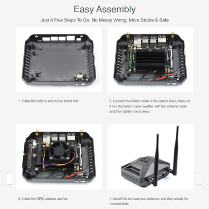 Waveshare Aluminum Case Type F for Jetson Nano Development Kit