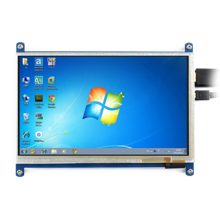 WAVESHARE 7-inch HDMI Touchscreen – 800×480 Display for Raspberry Pi & Mini PCs