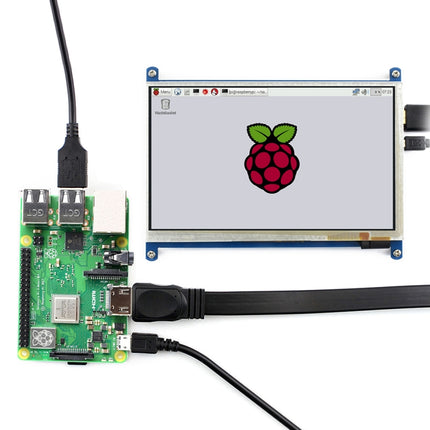 WAVESHARE 7 Inch HDMI LCD (B) 800×480 Touch Screen  for Raspberry Pi