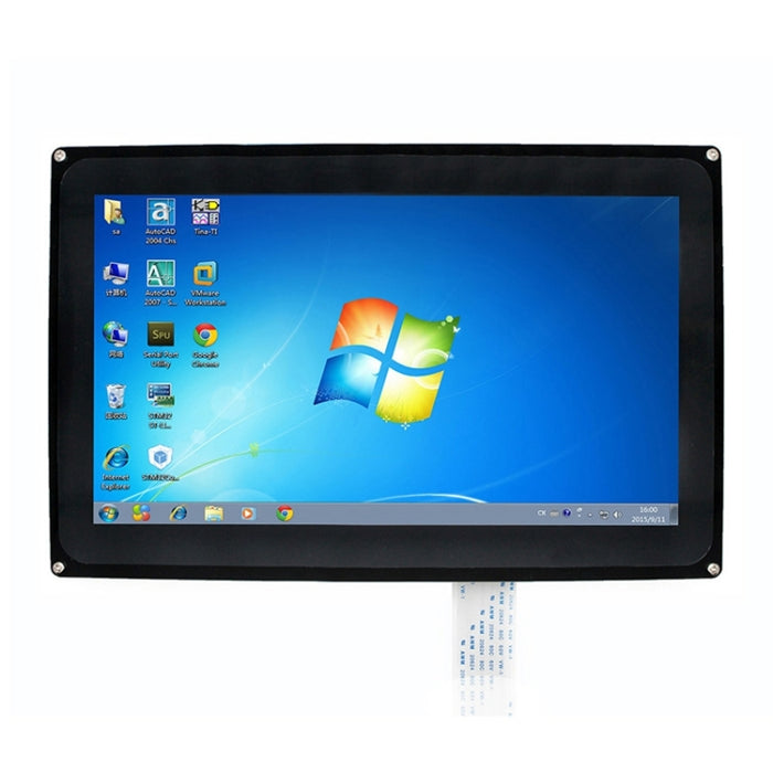 WAVESHARE 10.1inch Resistive Touch Screen LCD, HDMI interface with Case, Supports Multi mini-PCs, 10.1inch HDMI LCD (H) (with case)