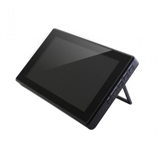 WAVESHARE 7inch HDMI LCD (H) IPS 1024x600 Capacitive Touch Screen with Toughened Glass Cover, Supports Multi mini-PCs Multi Systems, 7inch HDMI LCD (H) IPS