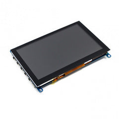 WAVESHARE 5 Inch HDMI LCD (H) 800x480 Touch Screen  for Raspberry Pi Supports Various Systems, 5 Inch HDMI LCD (H)