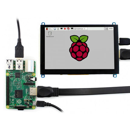 WAVESHARE 5 Inch HDMI LCD (H) 800x480 Touch Screen  for Raspberry Pi Supports Various Systems