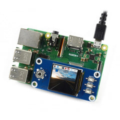 WAVESHARE 240x240 1.3inch IPS LCD Display HAT for Raspberry Pi, 1.3inch LCD HAT