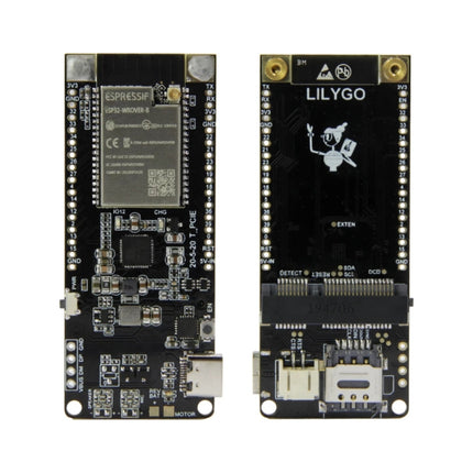 TTGO T-PCIE ESP32-WROVER-B AXP192 Chip WiFi Bluetooth Nano Card SIM Series Module 4MB Hardware Composable Development Board, 4MB